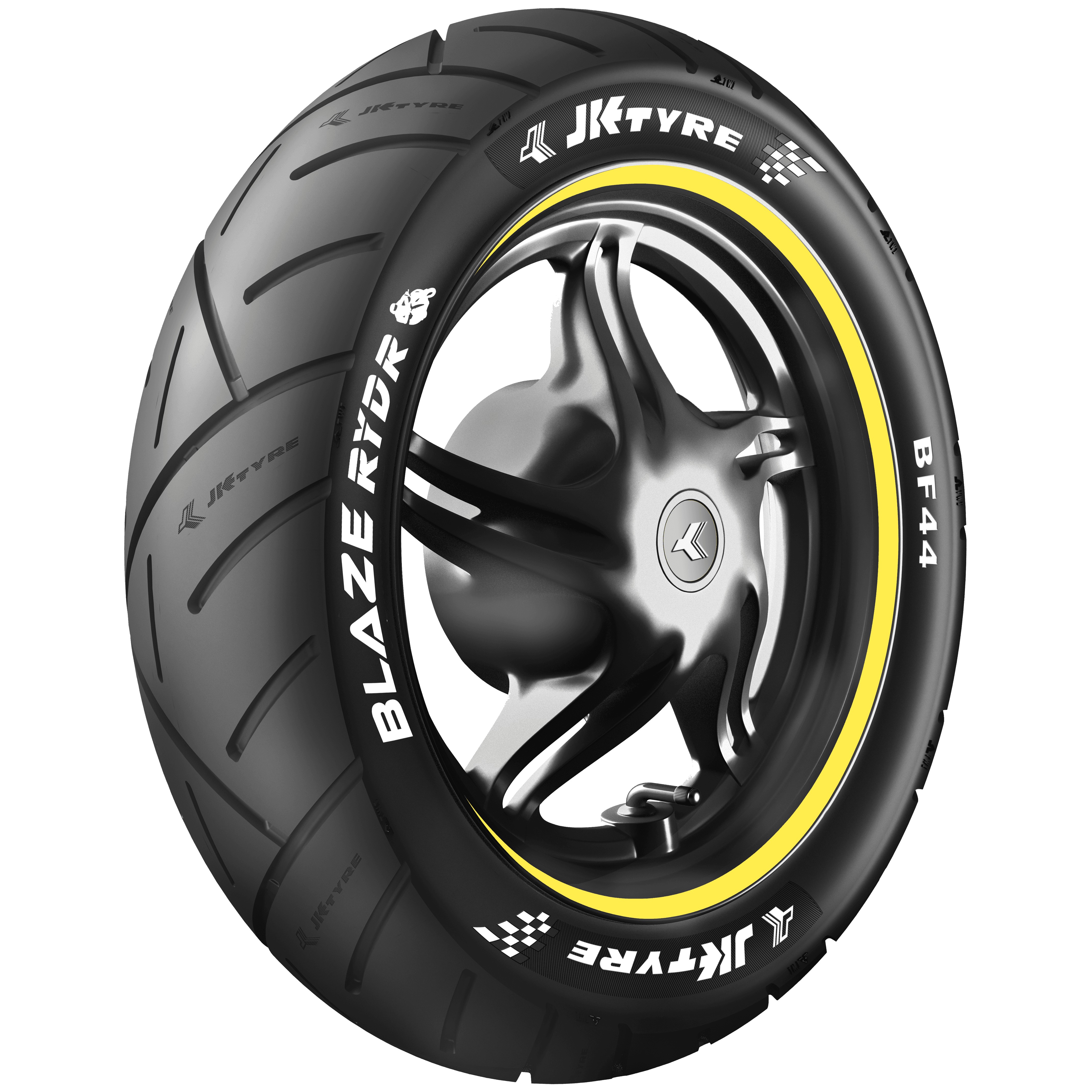 JK Tyre BLAZE_BF44 100/80 12 Tubeless Front Two-Wheeler Tyre