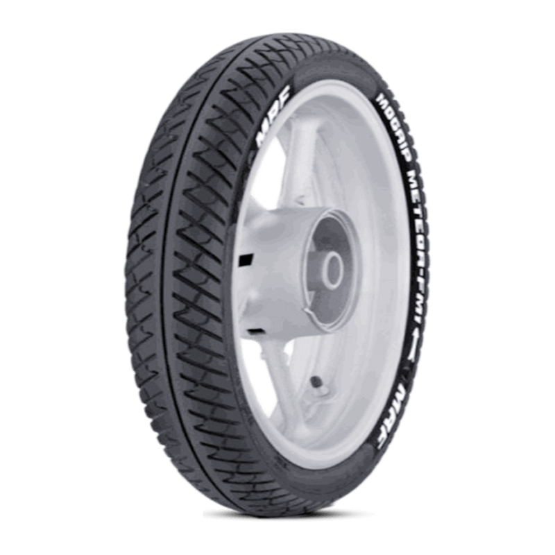 MRF Mogrip Meteor FM1+ 80/100 18 Tubeless 47 P Front Two-Wheeler Tyre