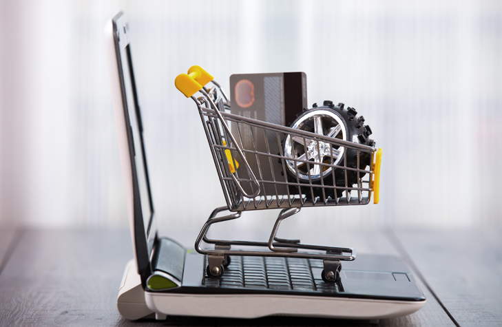 Online shopping of tyres