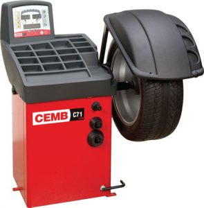 Wheel balancing machines