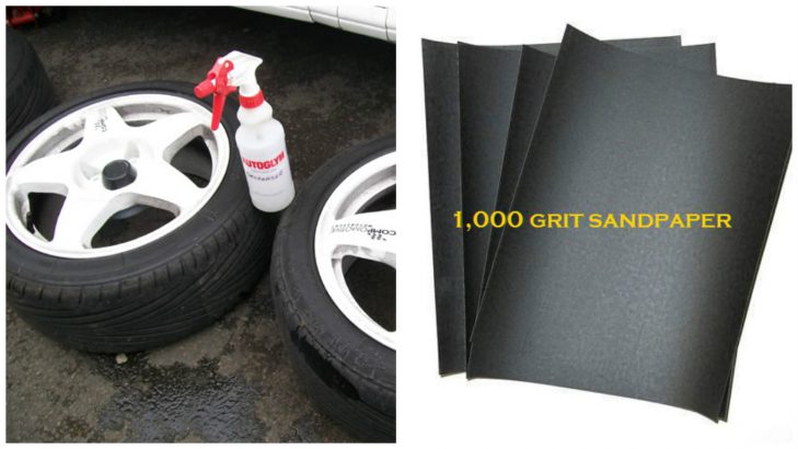 degreasing and sanding alloy