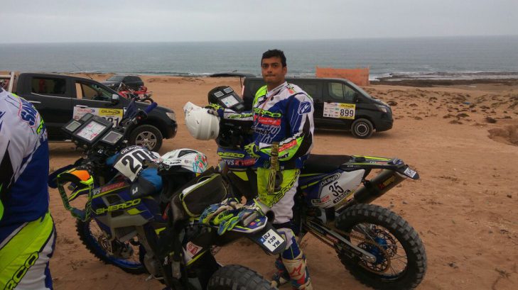 OiLibya Rally of Morocco – Sherco TVS Rally Factory Team’s Aravind KP At 24th place in 450cc class