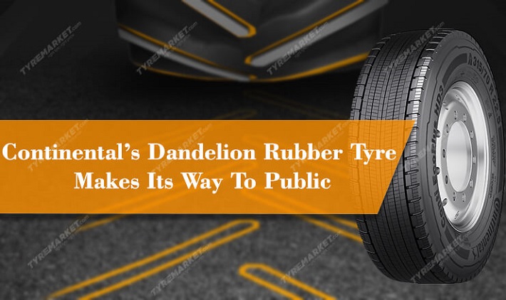 Continental Dandelion Rubber Tyre Makes Its Way-To-Public