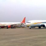 tyre burst jet airways