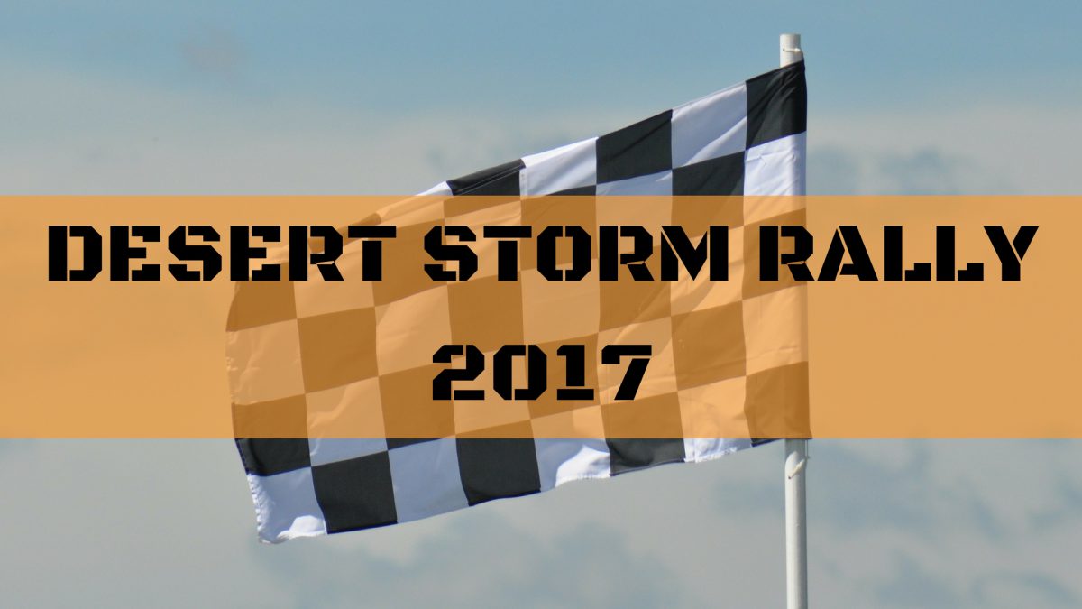 DESERT STORM RALLY 2017