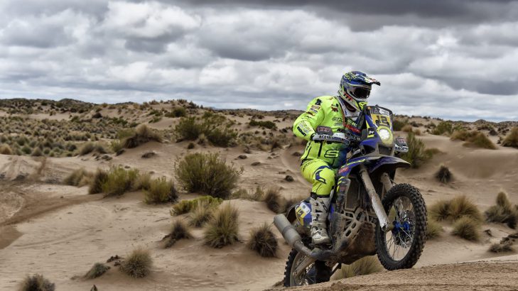 Dakar Rally Update Day 8 Stage-7: Sherco TVS Factory Rally team’s Pedrero and Metge Continue To Ride High