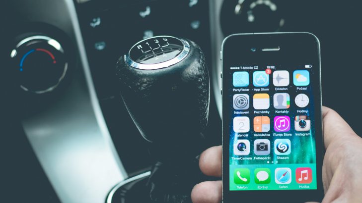 using mobile in car