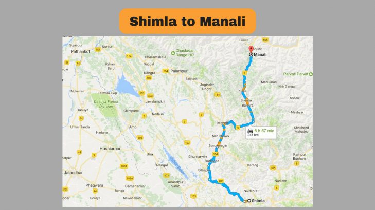 Road trip Shimla to Manali
