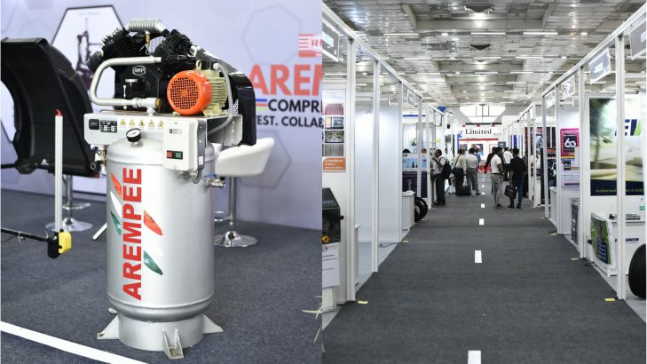 ‘AREMPEE Compressors’ Makes An Impact At Tyrexpo India 2018