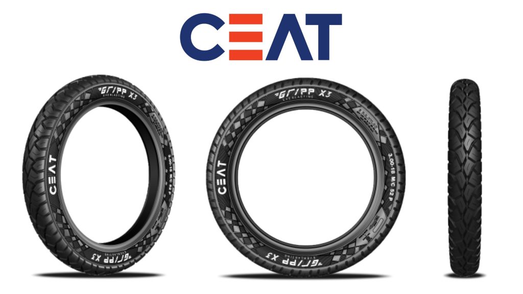 CEAT Launches New Gripp X3 Range Of Tyres For Motorbikes In India