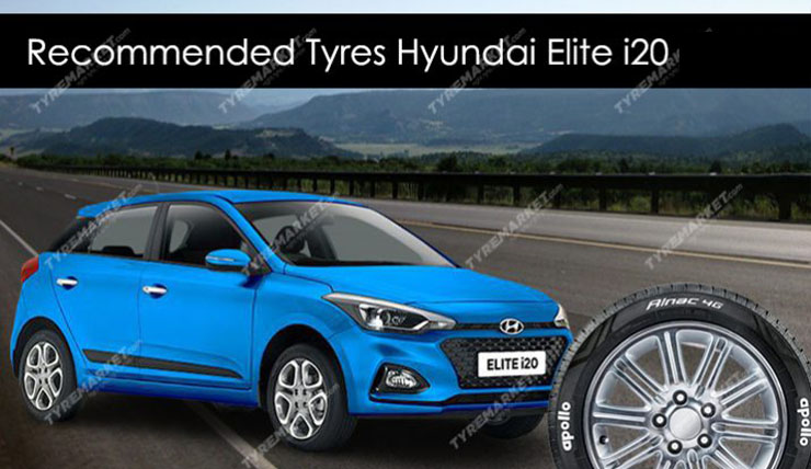 Hyundai Elite i20 Tyres Price, Size, Warranty & Recommended Tyres