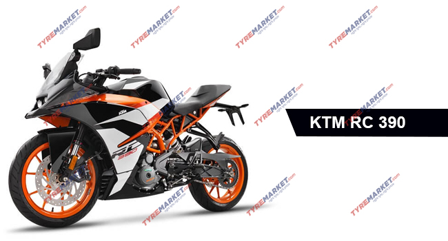 KTM RC 390 tyres