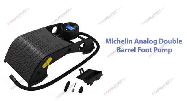 Michelin Analog Double Barrel Foot Pump