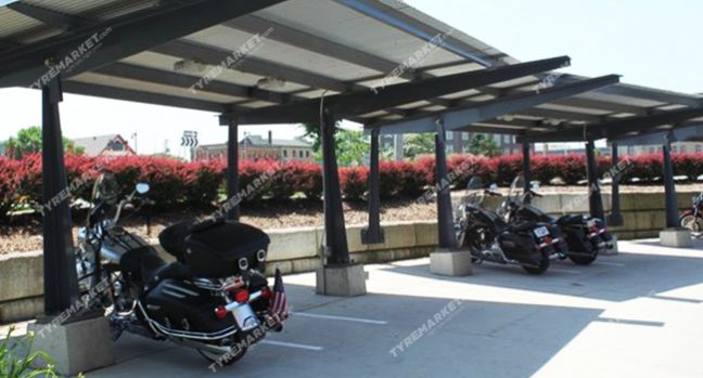 Park The Motorcycle Under Shade