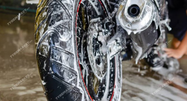 Use Mild Soap & Water To Clean The Tyres