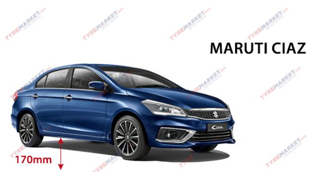 Maruti Ciaz ground clearance