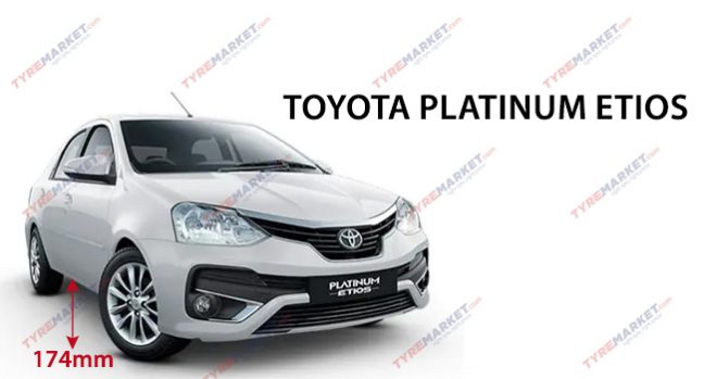 Toyota Platinum Etios ground clearance
