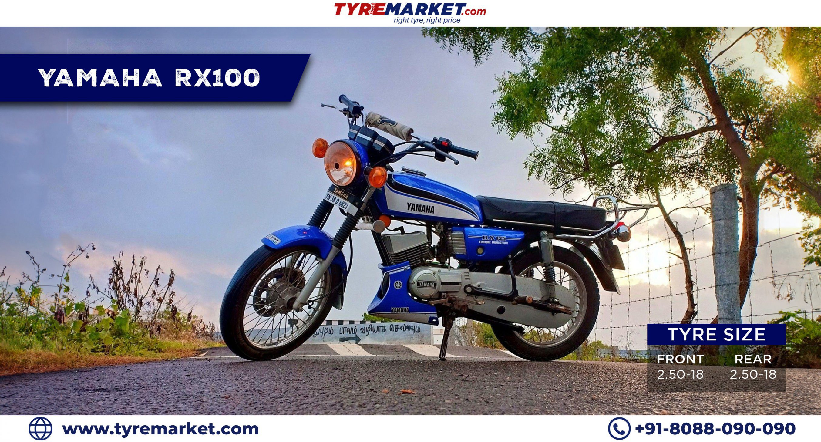 Yamaha-RX100 Vintage Bikes In India