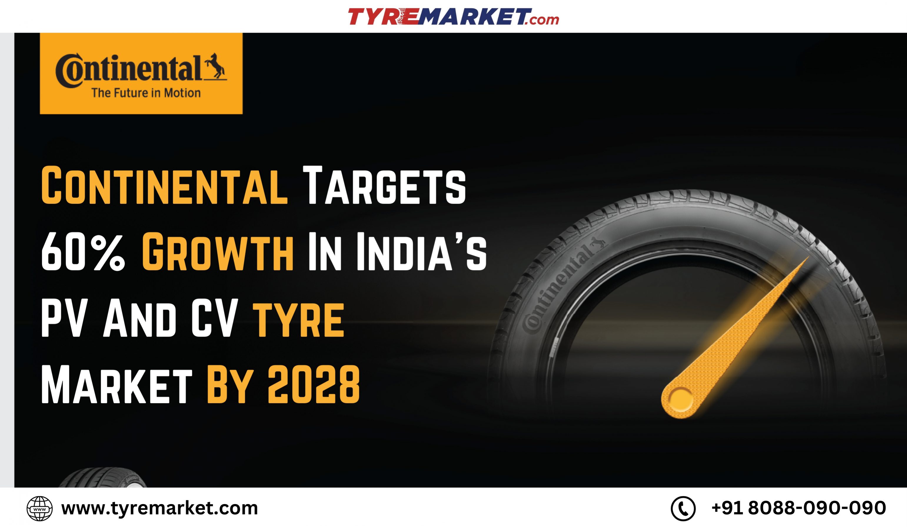 Continental Targets 60% Growth In India’s PV And CV Tyre Market By 2028