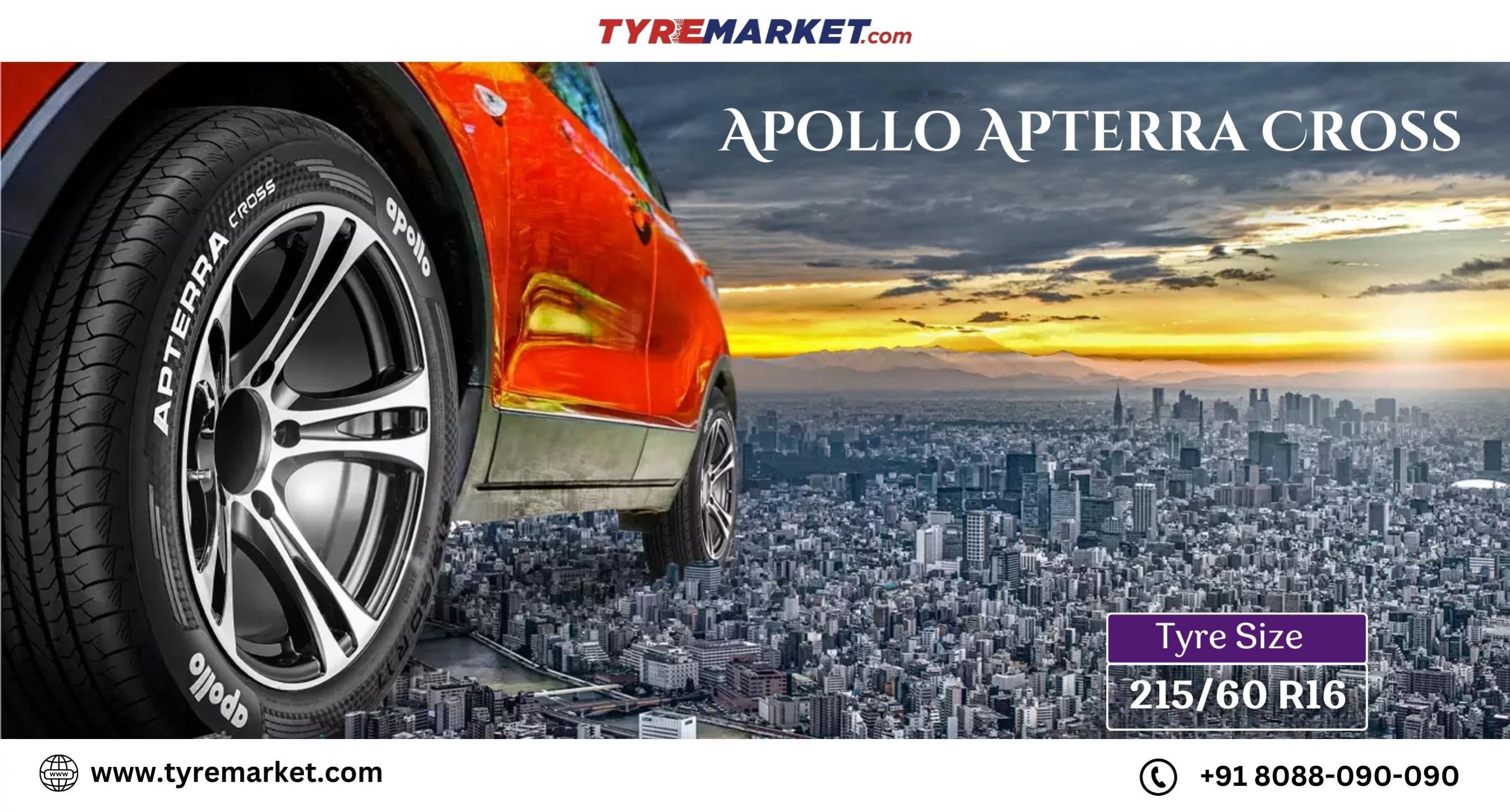Apollo Apterra Cross tyres for Honda Elevate
