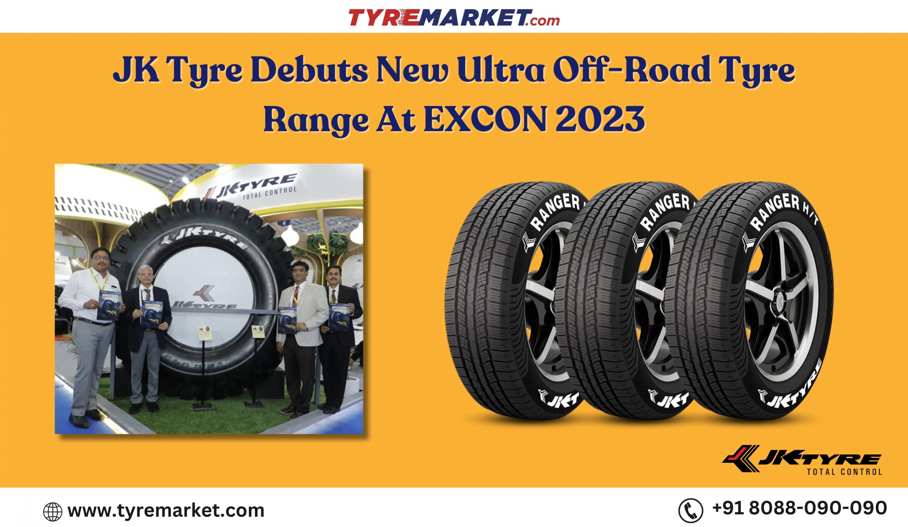 JK Tyre Debuts New Ultra Off-Road Tyre Range At EXCON 2023
