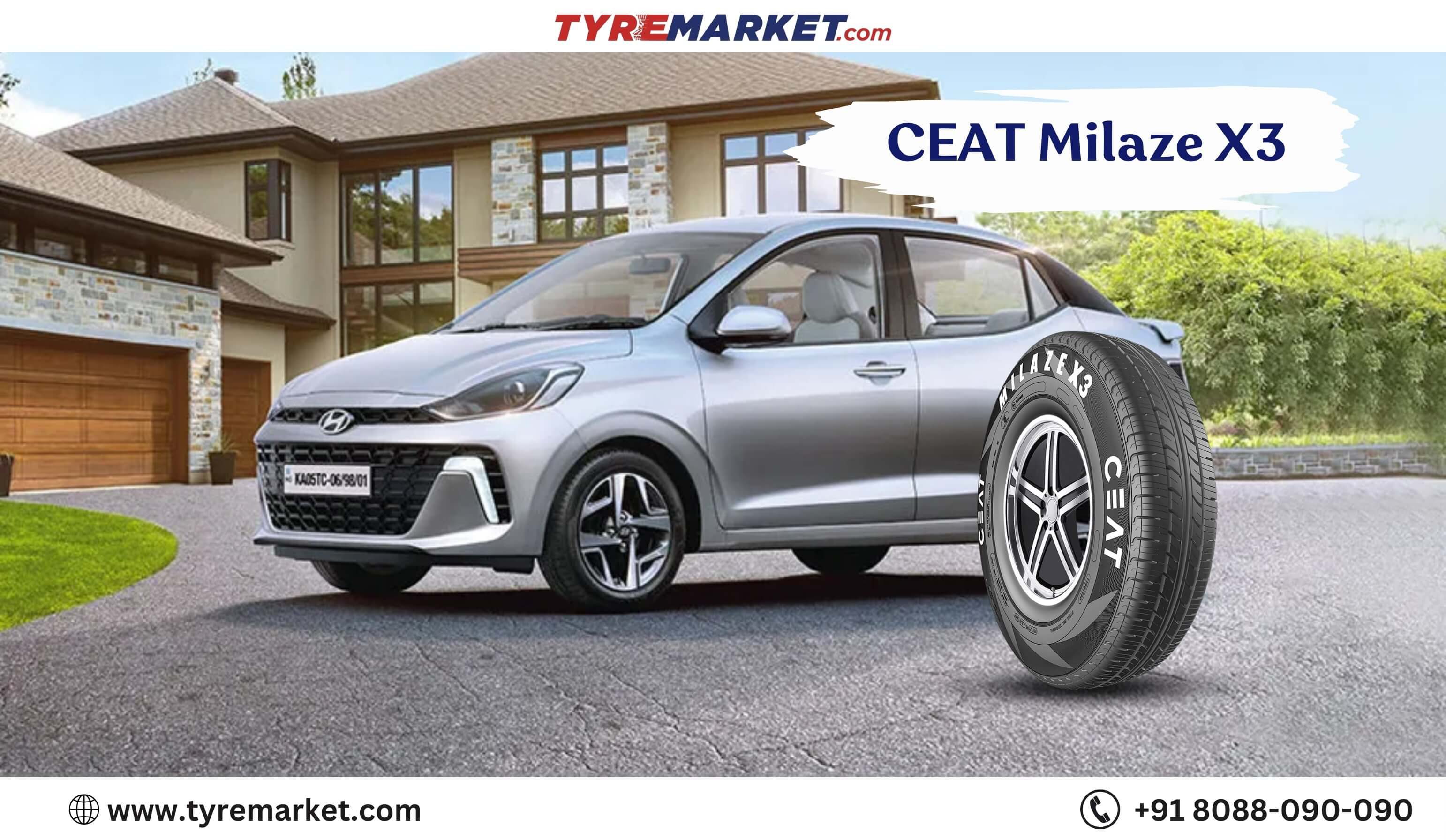 CEAT Milaze X3 Car Tyres CEAT Milaze X3 Car Tyres