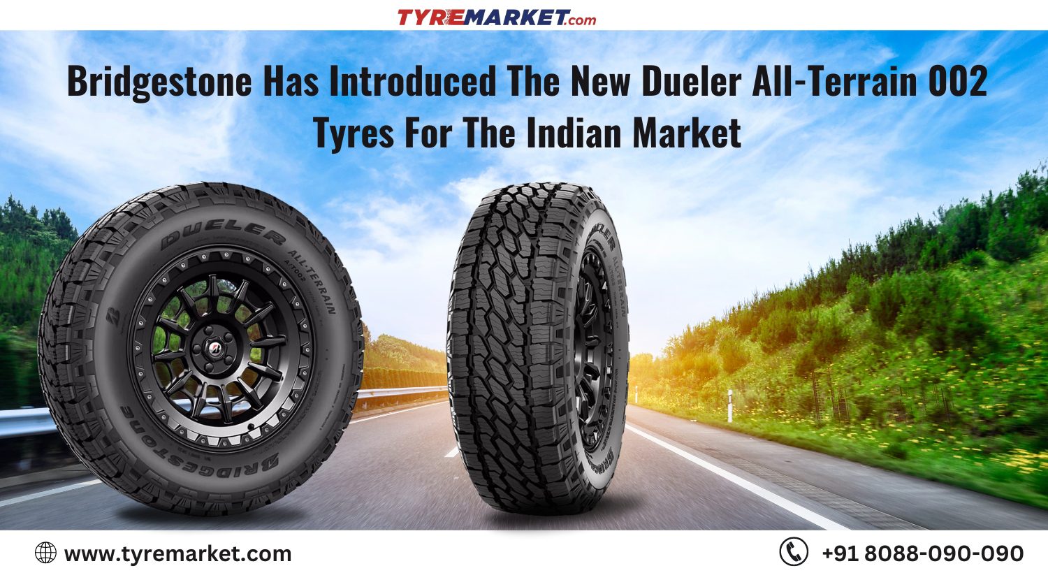 Bridgestone Has Introduced The New Dueler All-Terrain 002 Tyres For The Indian Market