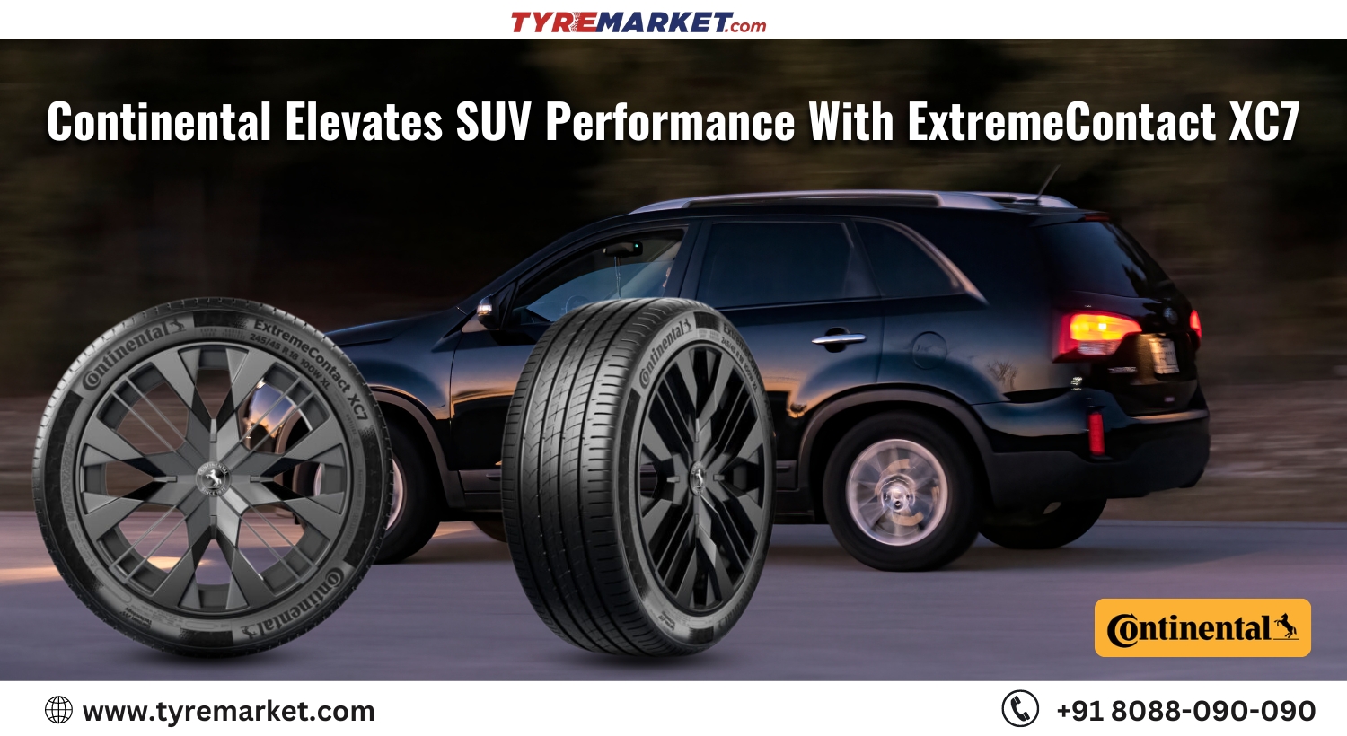 Continental Elevates SUV Performance With ExtremeContact XC7: Enhanced Safety and Noise Reduction