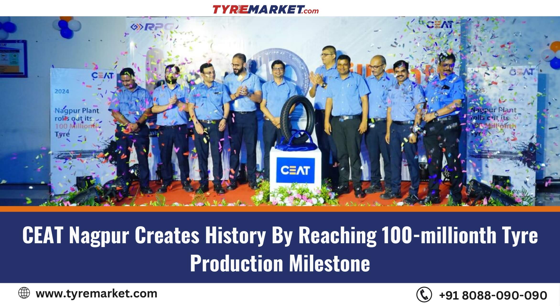 CEAT Nagpur Creates History By Reaching 100-millionth Tyre Production Milestone