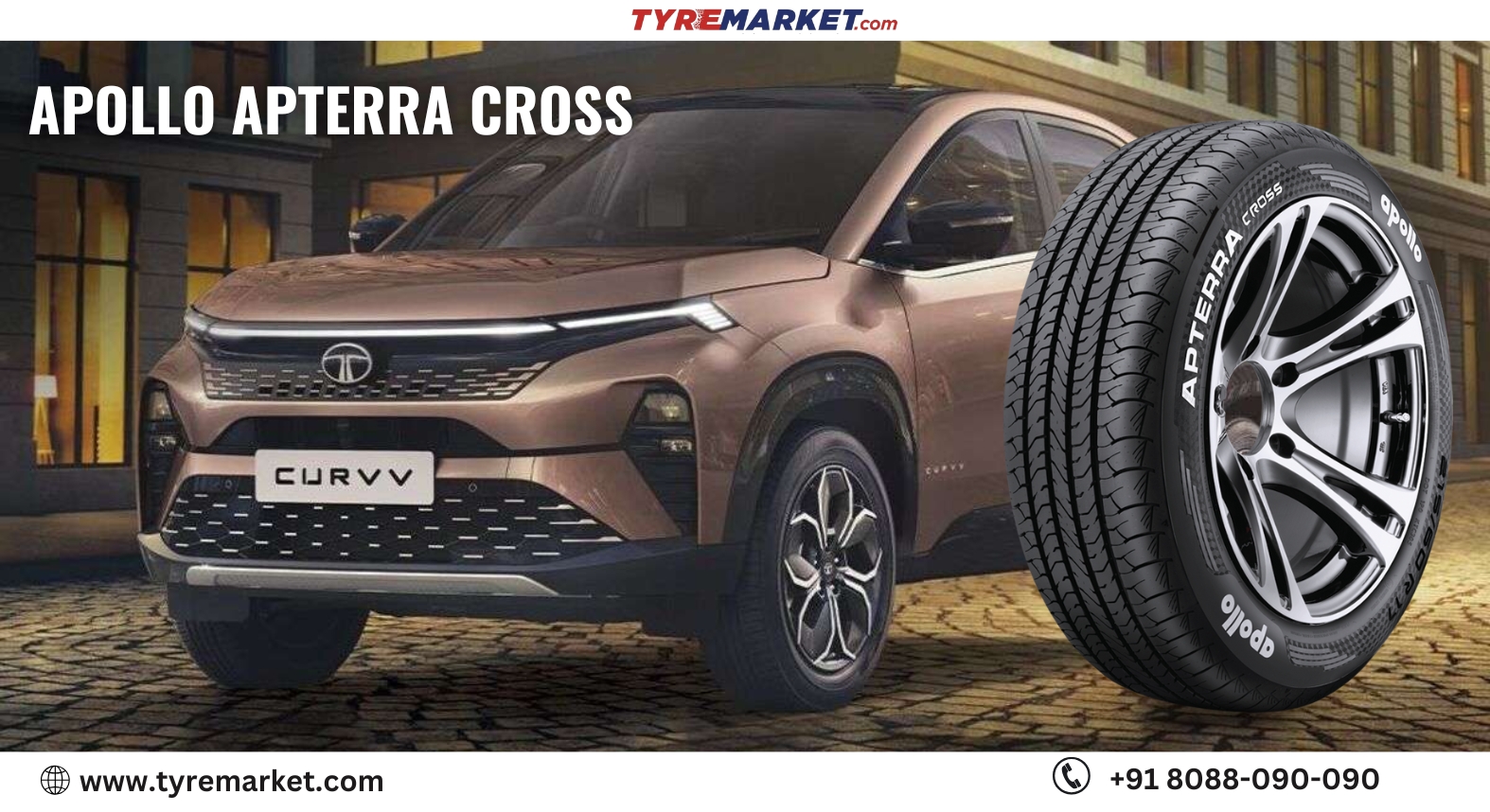 APOLLO APTERRA CROSS for Tata Curvv APOLLO APTERRA CROSS for Tata Curvv