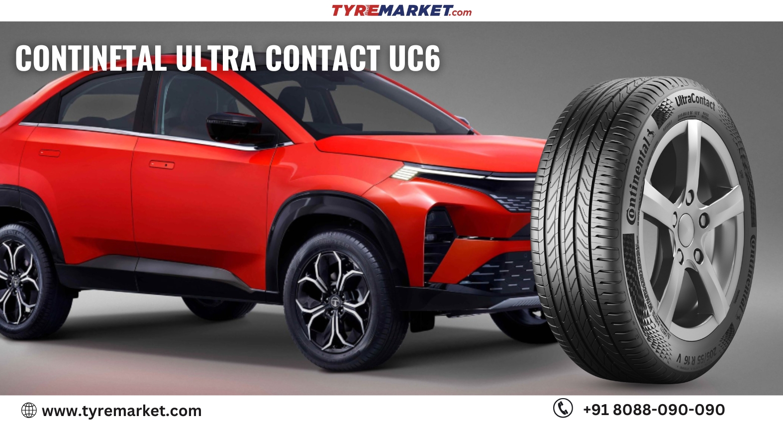 continetal ultra contact uc6 for Tata Curvv continetal ultra contact uc6 for Tata Curvv