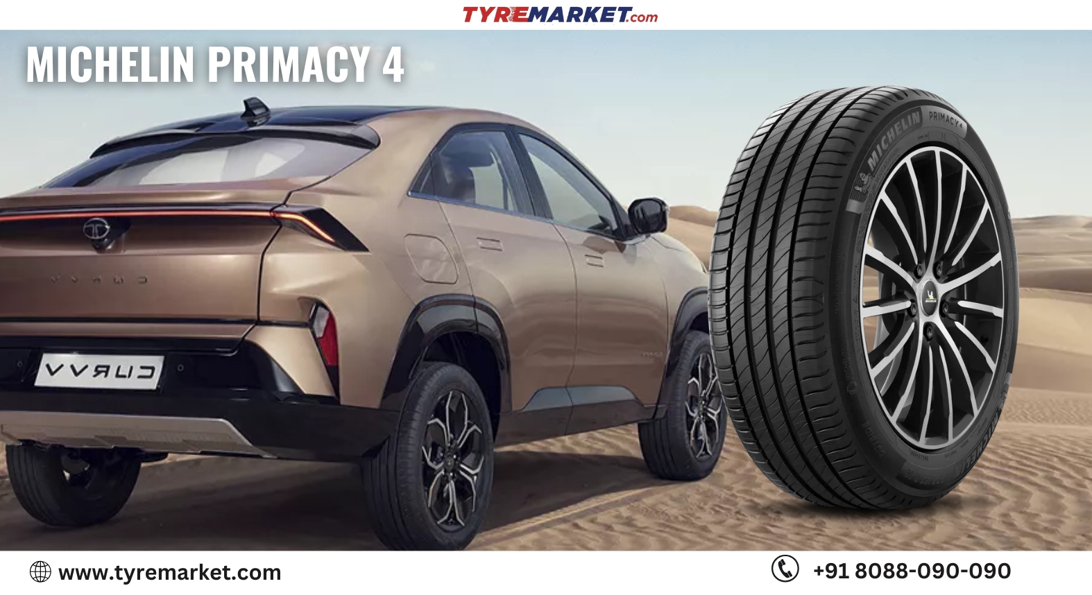 michelin primacy 4 for Tata Curvv michelin primacy 4 for Tata Curvv