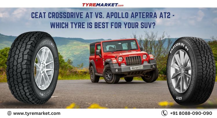 CEAT CrossDrive AT vs. Apollo Apterra AT2 – Which Tyre Is Best For Your SUV?