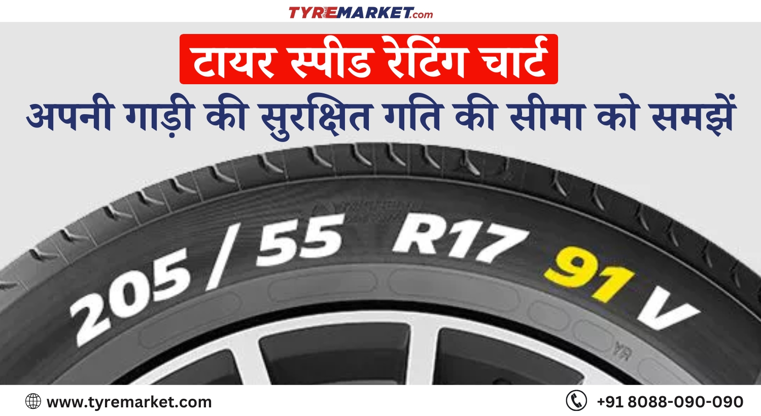Tyre Speed Rating Chart