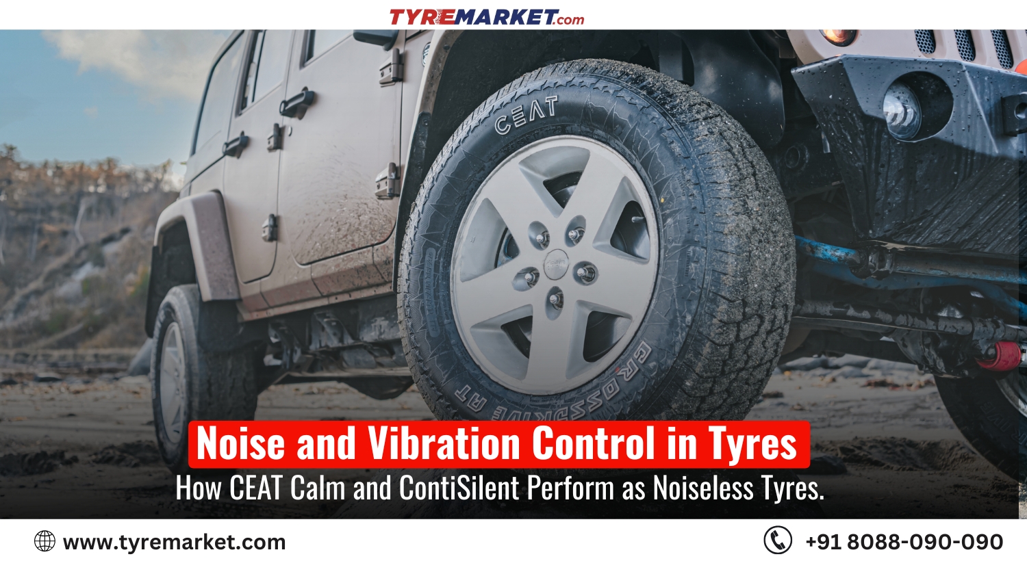 Noise and Vibration Control in Tyres: How CEAT Calm and ContiSilent Perform as Noiseless Tyres.