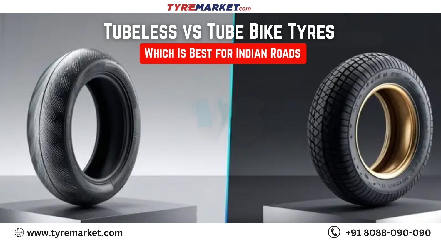 Tubeless vs Tube Bike Tyres