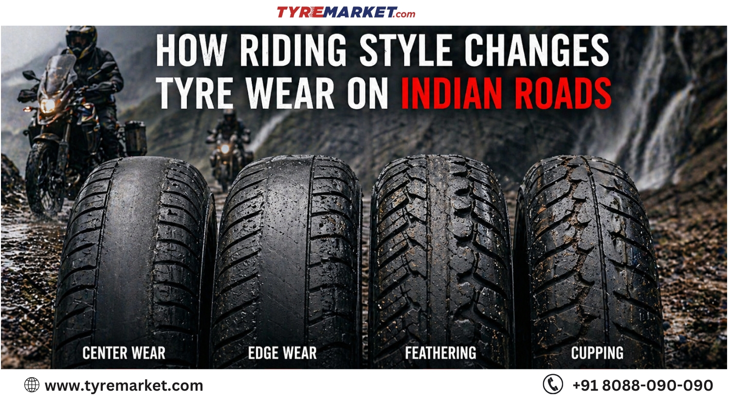 How Riding Style Changes Tyre Wear on Indian Roads