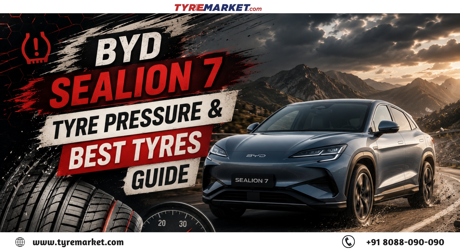 BYD Sealion 7 Tyre Pressure & Best EV Tyres Guide