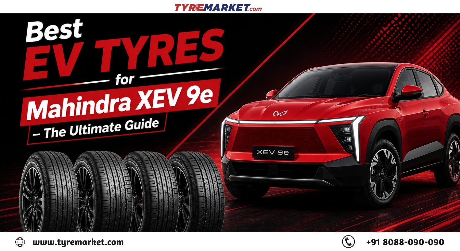 Mahindra XEV 9e Tyre Guide: Best EV Tyres for Range & Performance