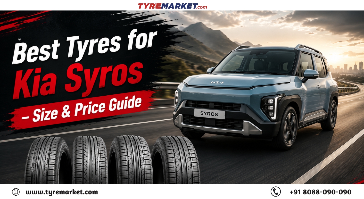 Kia Syros Tyre Size & Best Tyres