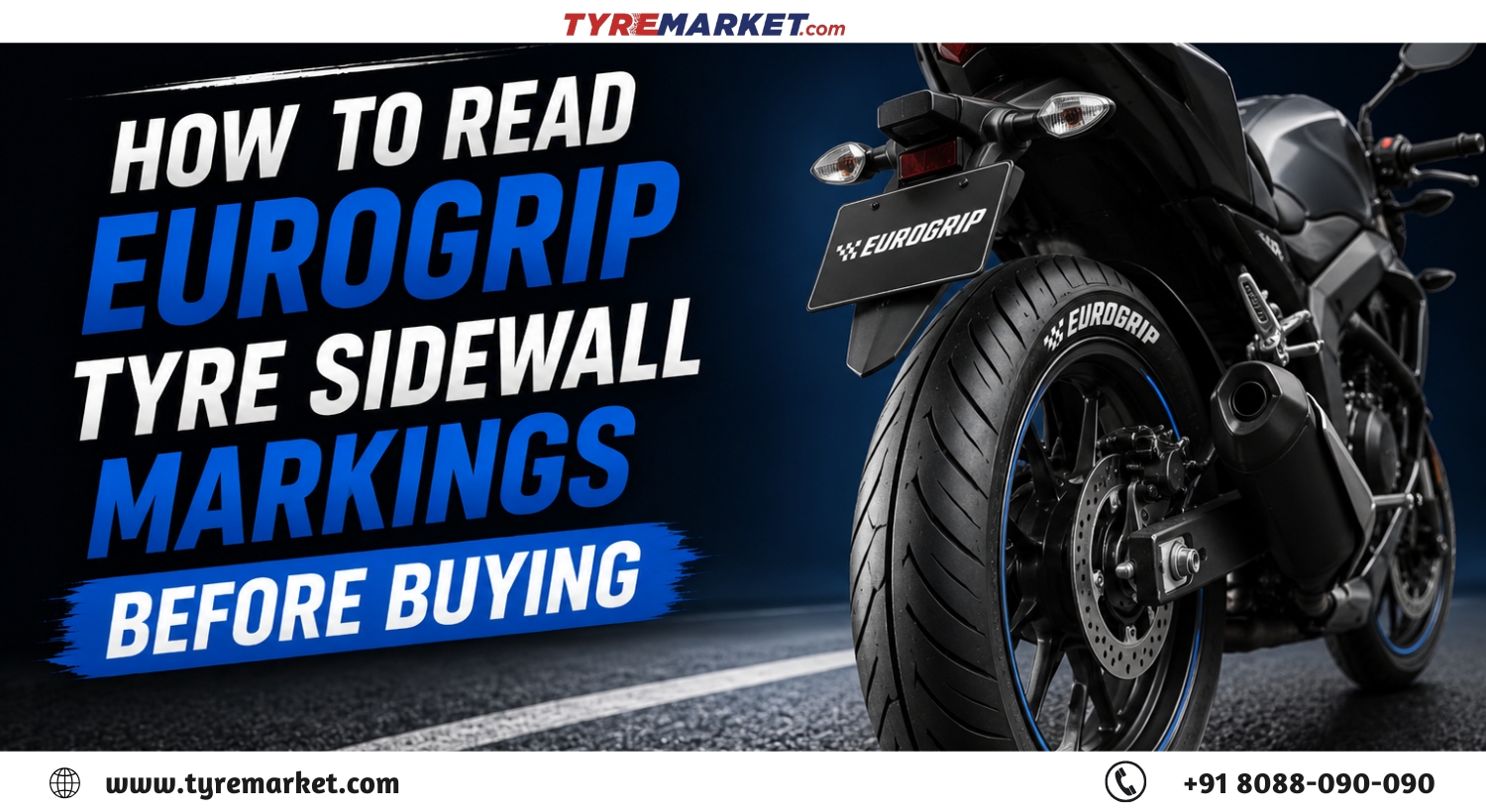 Eurogrip Tyre Sidewall Markings Explained: Size, Load, Speed & Date Code