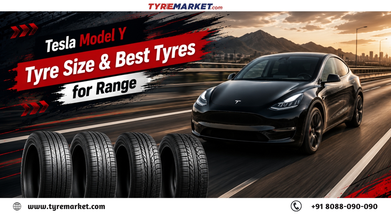 Tesla Model Y Tyre Size & Best Tyres for Range