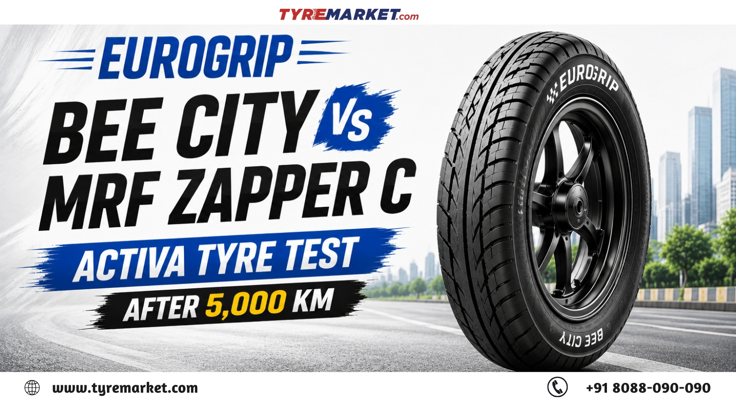 Eurogrip Bee City vs MRF Zapper C