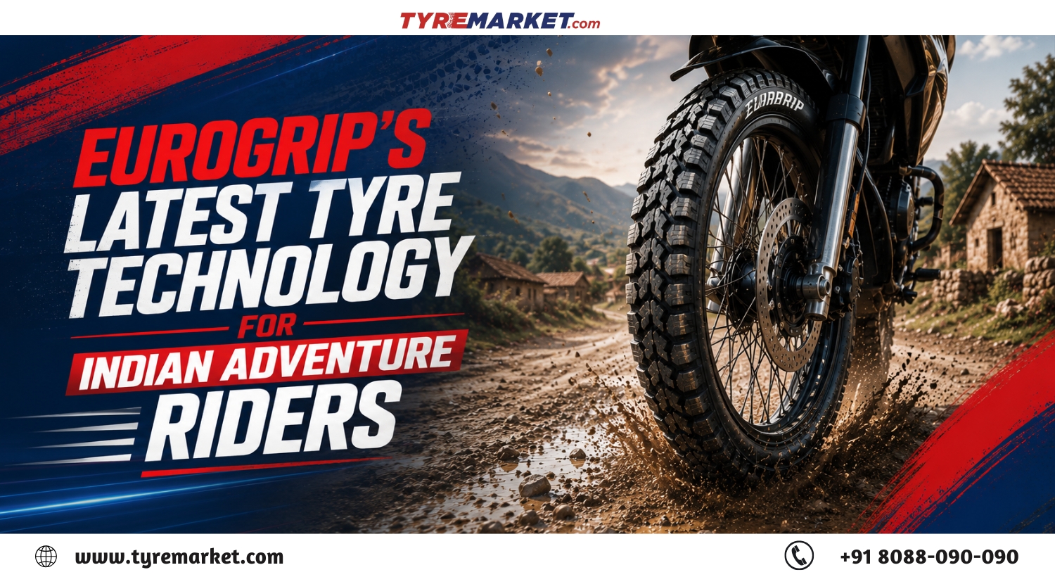 Eurogrip's Latest Tyre Technology: Trailhound SCR & STR for Indian Adventure Riders