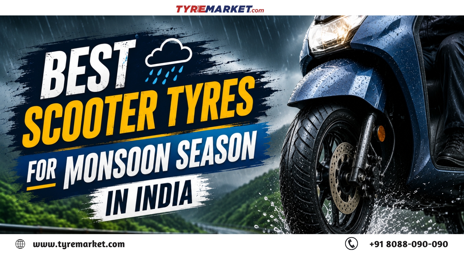 Top Monsoon Scooter Tyres: Eurogrip, MRF Zapper, Apollo ActiGrip Compared