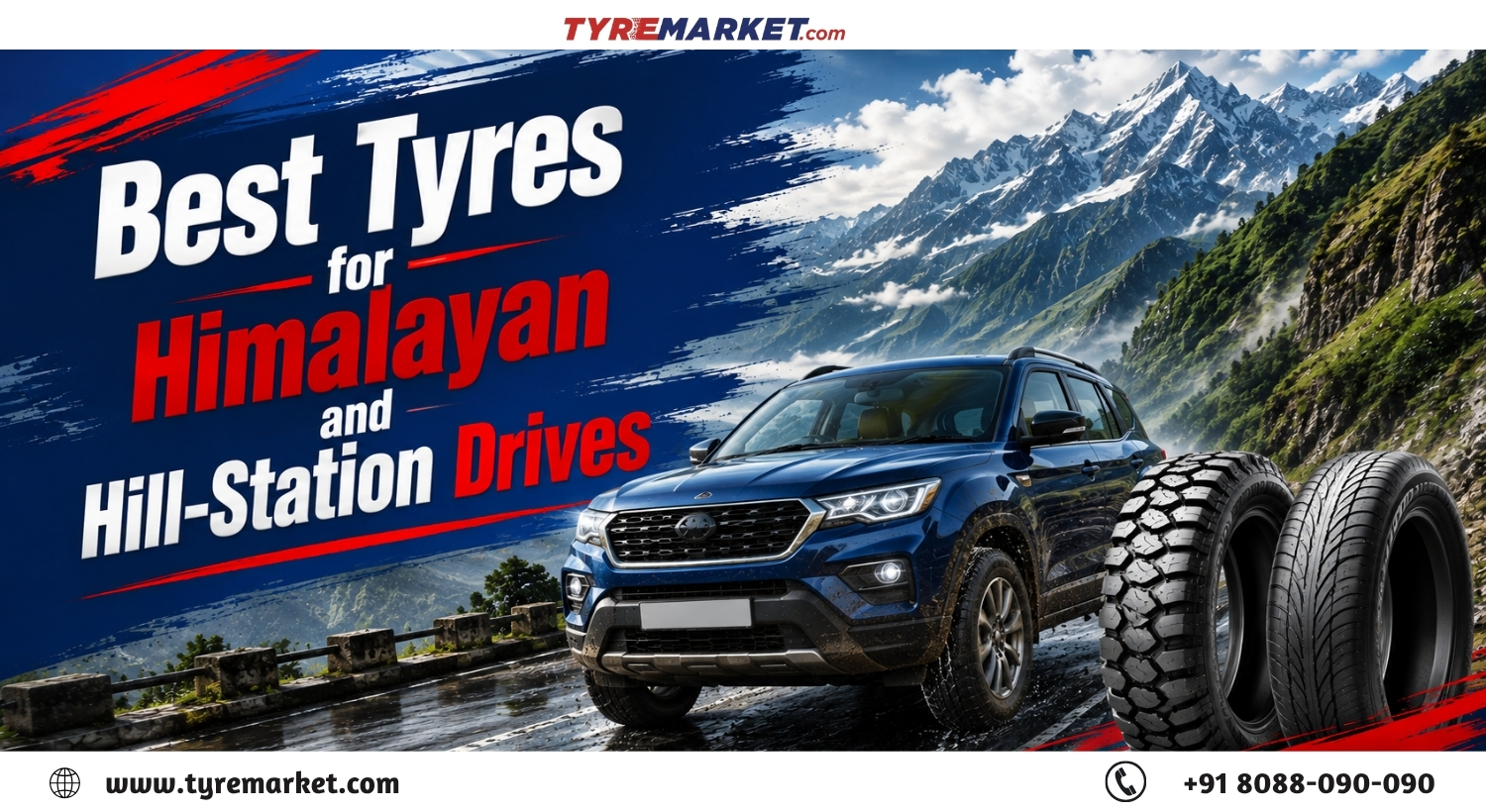 Best Tyres for Hills & Mountain Roads: SUV & Bike Tyre Guide