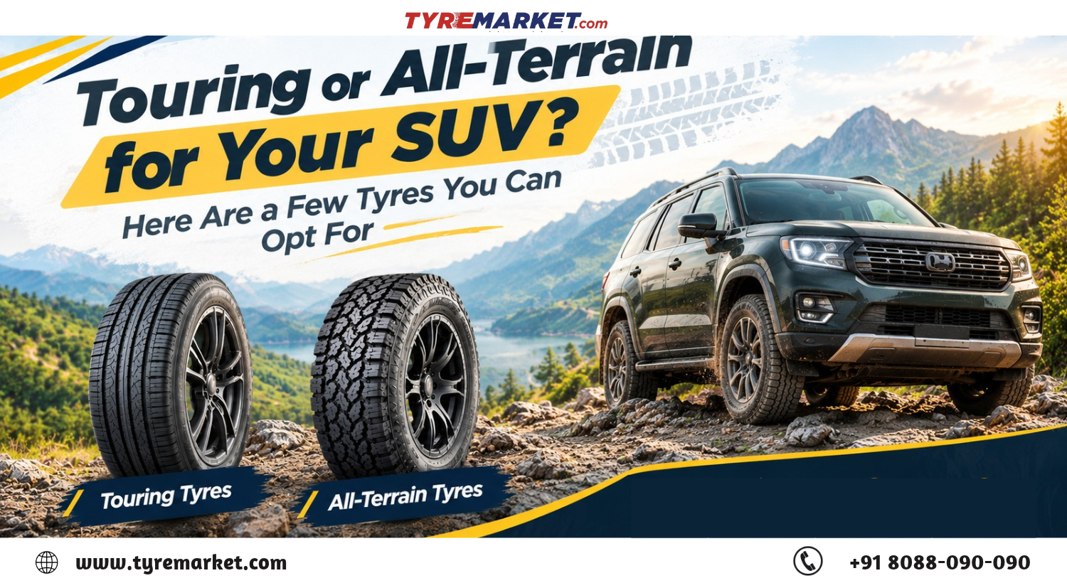 Touring or A/T Tyres for Your SUV? Top Picks & Buying Guide